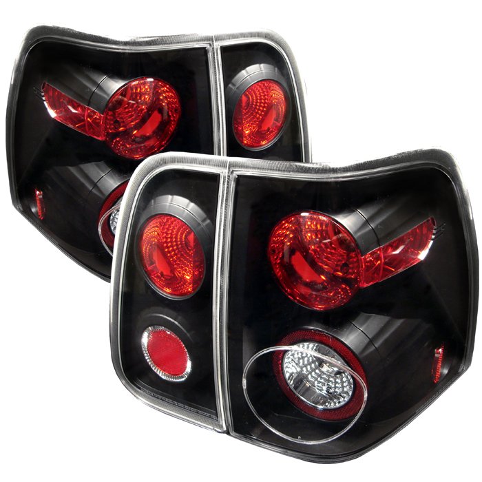 Spyder Altezza Black Tail Lights Lincoln Navigator 03-07