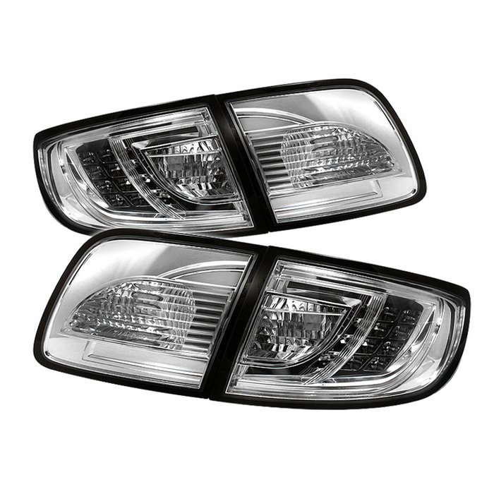 Spyder 4Dr Sedan Non Hatchback LED Chrome Tail Lights Mazda 3 03-08