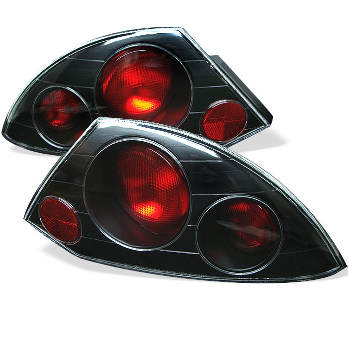 Spyder Altezza Black Tail Lights Mitsubishi Eclipse 00-05