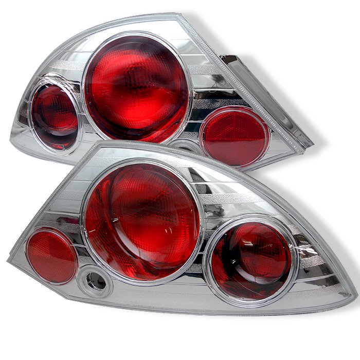 Spyder Altezza Chrome Tail Lights Mitsubishi Eclipse 00-05