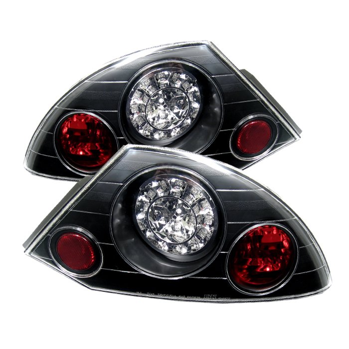 Spyder LED Black Tail Lights Mitsubishi Eclipse 00-05