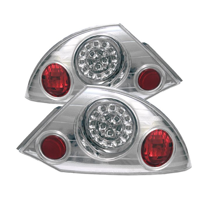 Spyder LED Chrome Tail Lights Mitsubishi Eclipse 00-05