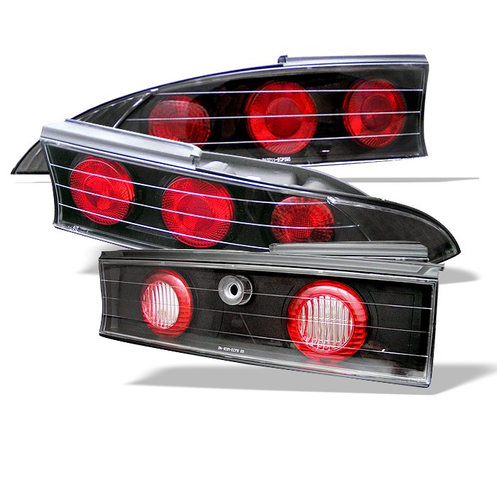 Spyder Altezza Black Tail Lights Mitsubishi Eclipse 95-99