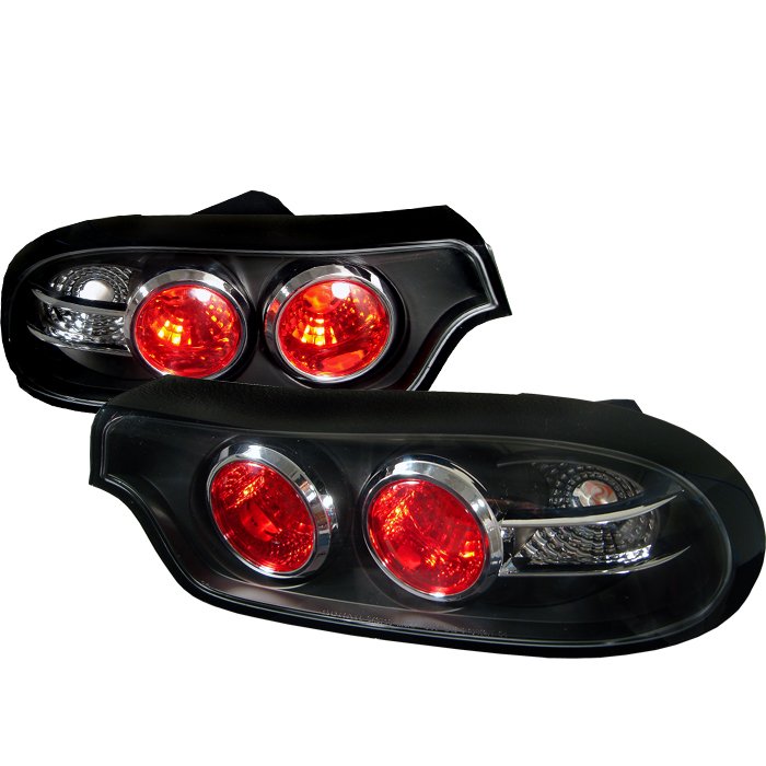 Spyder Altezza Black Tail Lights Mazda Rx7 93-01