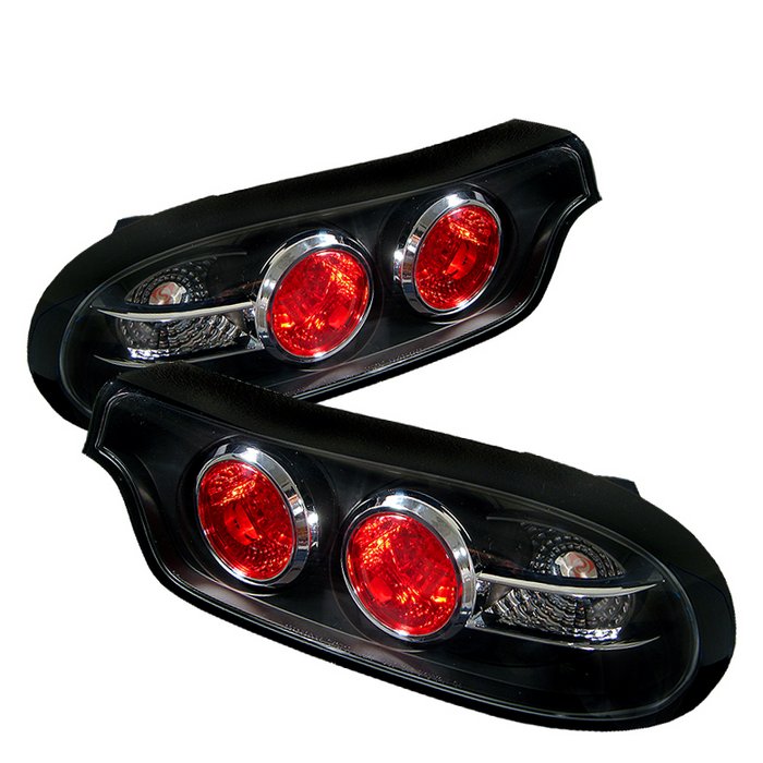 Spyder LED Black Tail Lights Mazda Rx7 93-01