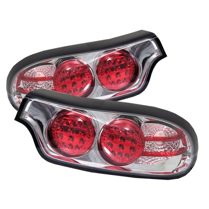 Spyder LED Chrome Tail Lights Mazda Rx7 93-01