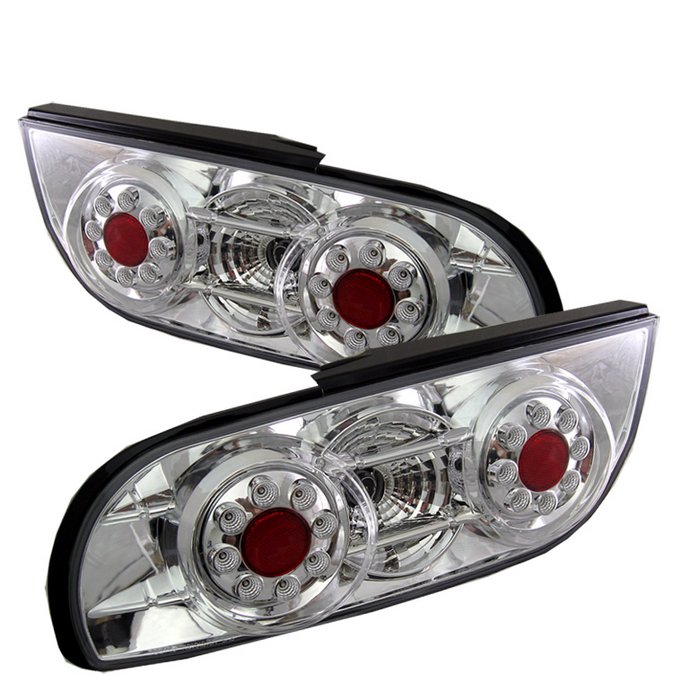 Spyder Hatchback LED Chrome Tail Lights Nissan 240Sx 89-94