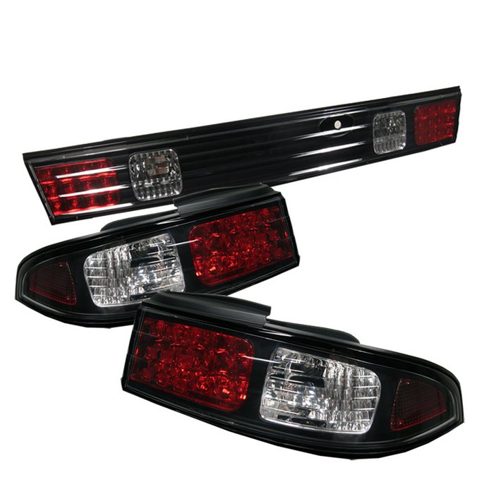 Spyder LED Trunk Black Tail Lights Nissan 240Sx 95-96