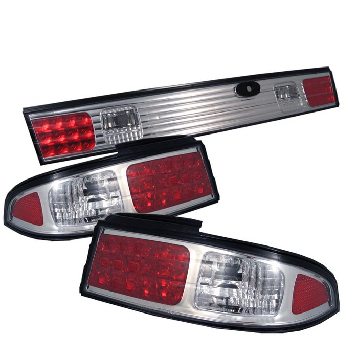 Spyder LED Trunk Chrome Tail Lights Nissan 240Sx 95-96