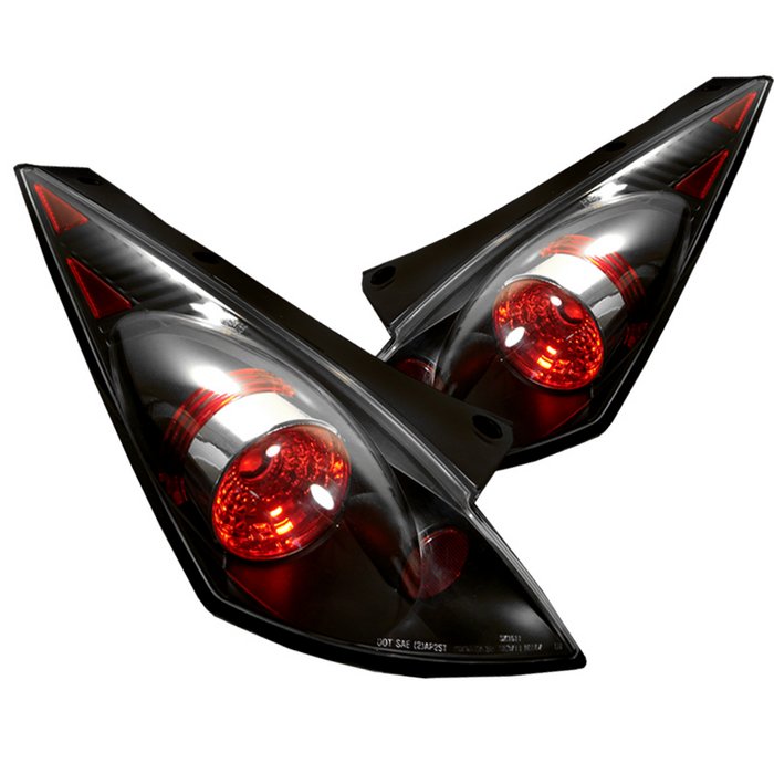 Spyder Altezza Black Tail Lights Nissan 350Z 02-05