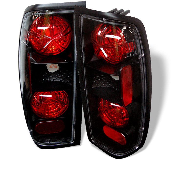 Spyder Altezza Black Tail Lights Nissan Frontier 98-00