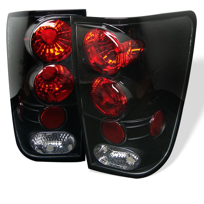 Spyder Altezza Black Tail Lights Nissan Titan 04-11