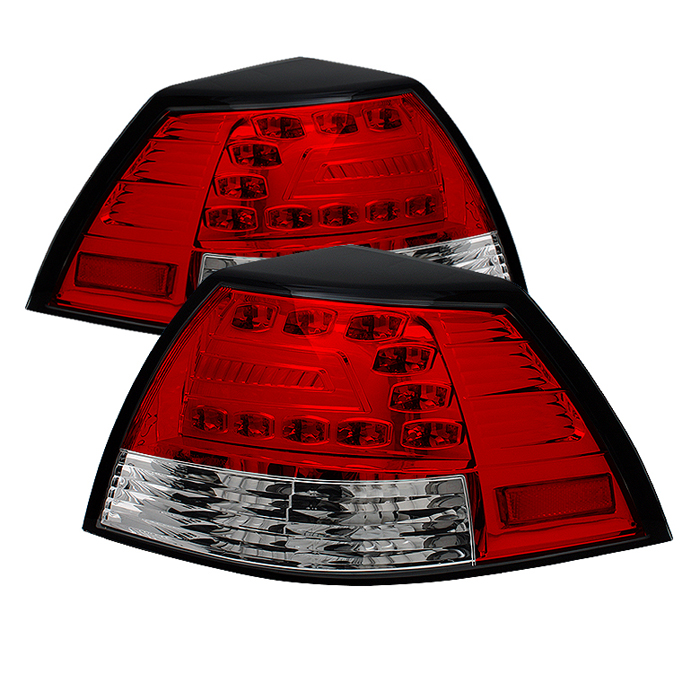 Spyder LED Red/Clear Tail Lights Pontiac G8 08-09