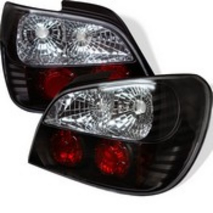 Spyder Altezza Black Tail Lights Subaru Impreza 02-03