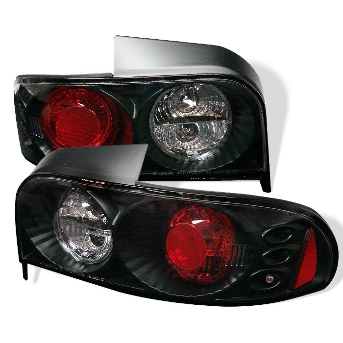 Spyder Altezza Black Tail Lights Subaru Impreza 93-01