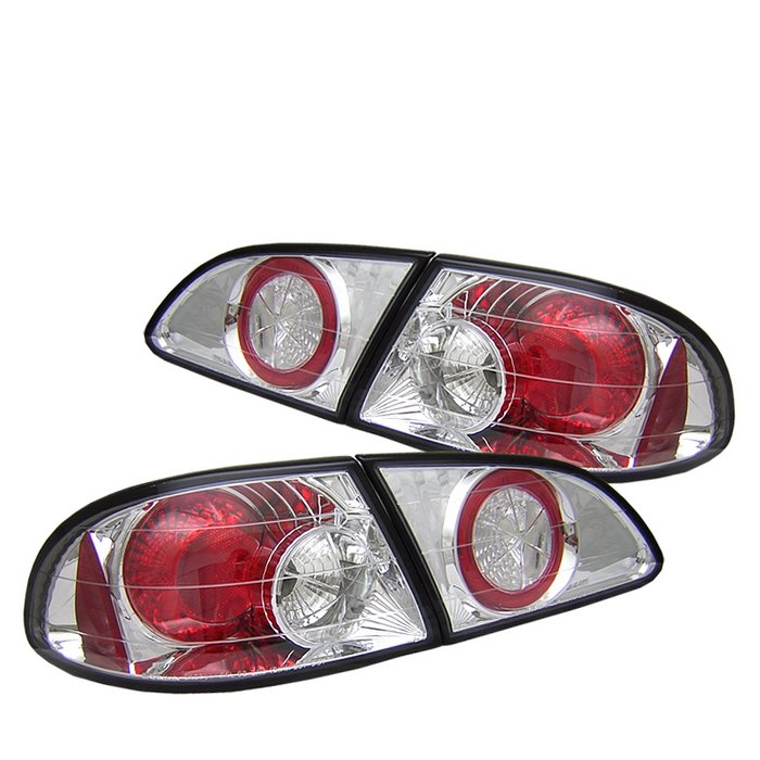 Spyder Altezza Chrome Tail Lights Toyota Corolla 98-02