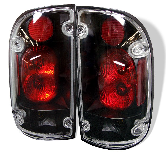 Spyder Altezza Black Tail Lights Toyota Tacoma 01-03