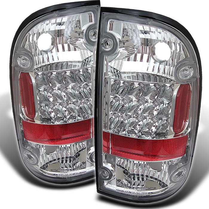 Spyder LED Chrome Tail Lights Toyota Tacoma 01-03