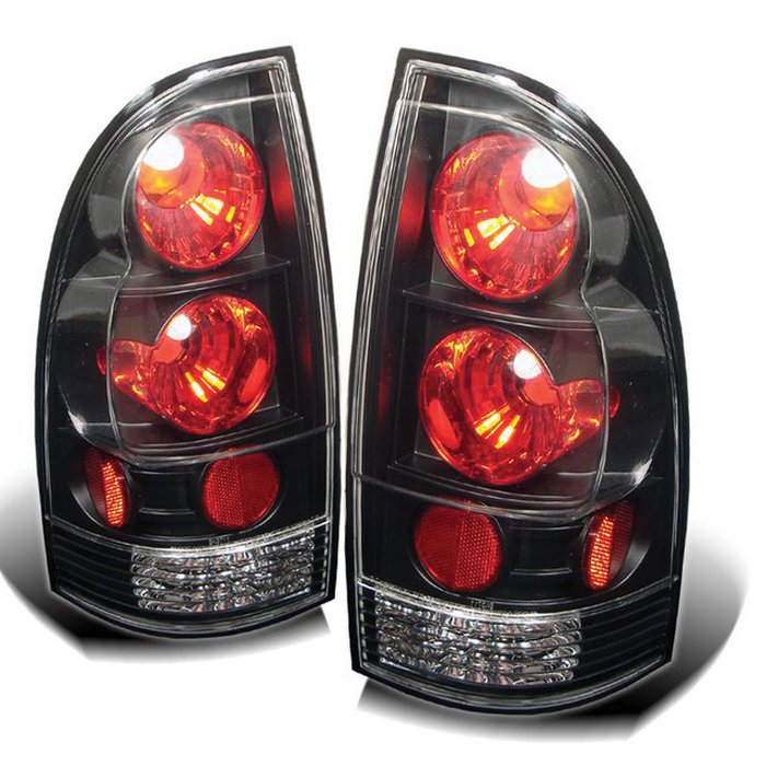 Spyder Toyota Black Tail Lights Tacoma 05-07