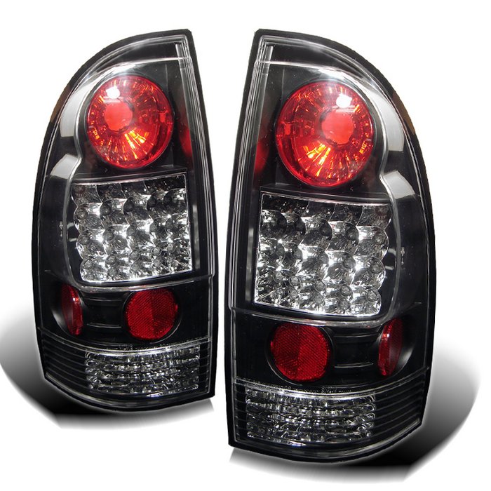 Spyder LED Black Tail Lights Toyota Tacoma 05-07