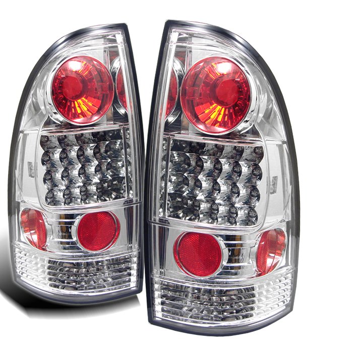 Spyder LED Chrome Tail Lights Toyota Tacoma 05-07