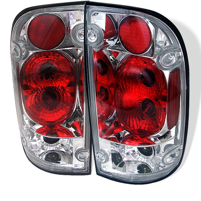 Spyder Altezza Chrome Tail Lights Toyota Tacoma 95-00