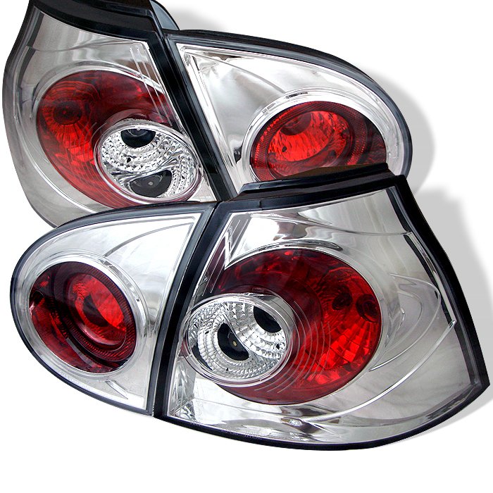 Spyder Altezza Chrome Tail Lights Volkswagen Golf V 06-08