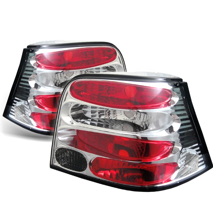 Spyder Altezza Chrome Tail Lights Volkswagen Golf 99-04