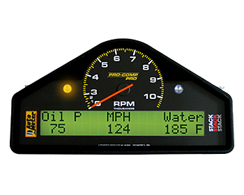 Auto Meter Pro Comp In-Dash 0-3-10k Tachometer w/Programmable Features