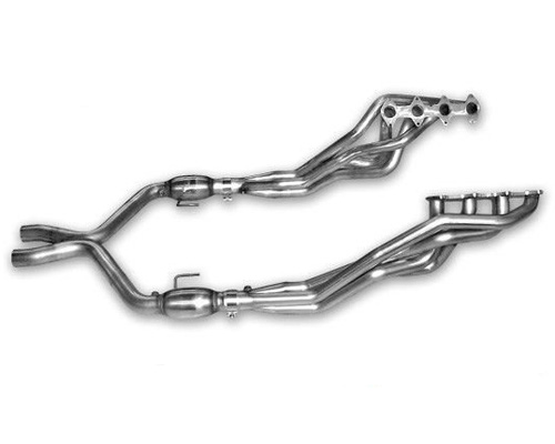 American Racing 1 3/4 x 3 Headers w/ 3 Cat-less X-Pipe Ford Mustang GT 5.0L 11-13