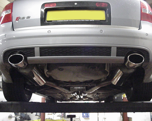 Milltek Cat-Back Exhaust w/Black Tips Audi RS6 V8 02-04