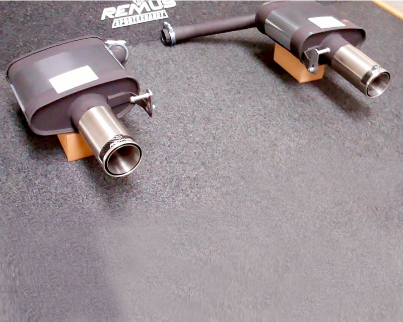 REMUS Street Racing Style Quad Tip Rear MufflerAudi Q5 2.0L TFSI Typ 8R 08+