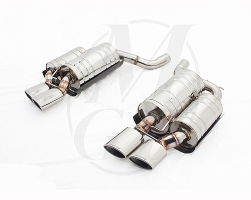 Meisterschaft Stainless GTS Ultimate Exhaust 4x120x80mm Tips BMW M5 Sedan / Wagon V10 05-10