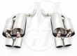 Meisterschaft Stainless GTS Ultimate Exhaust 4x120x80mm Tips BMW M5 Sedan / Wagon V10 05-10