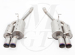 Meisterschaft Titanium GTS Ultimate Exhaust 4x90mm Tips BMW M5 Sedan / Wagon V10 05-10