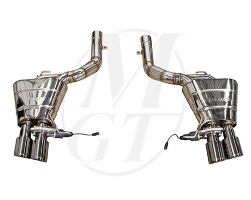 Meisterschaft Stainless GTC Exhaust 4x90mm Tips BMW 550i Sedan F10 11+