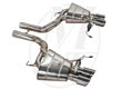 Meisterschaft Stainless GTC Exhaust 4x90mm Tips BMW 550i Sedan F10 11+