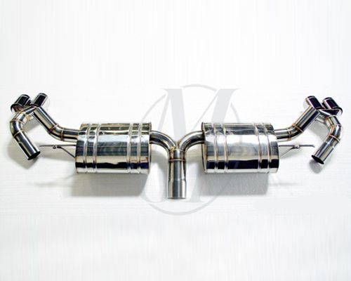 Meisterschaft Stainless GTS Ultimate Exhaust 2x120mm Tips BMW X6 3.0L Turbo 11+