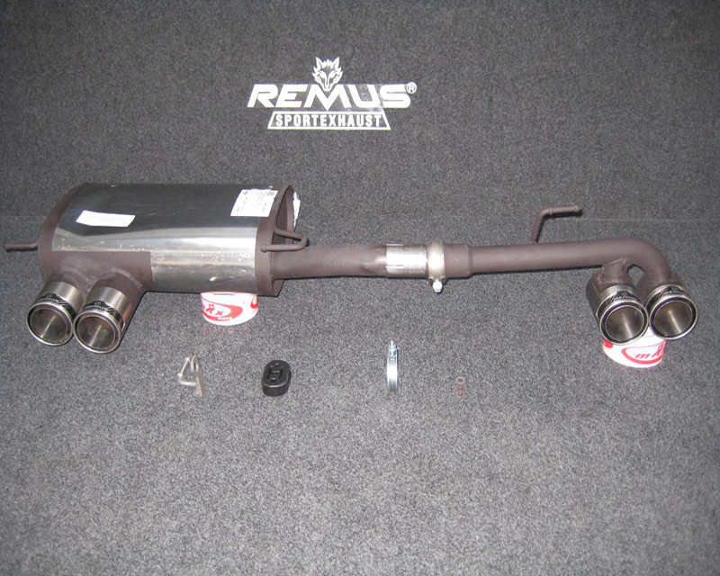 REMUS Street Racing Style Quad Tip Rear Muffler BMW 135i E88/82 3.5L 08+