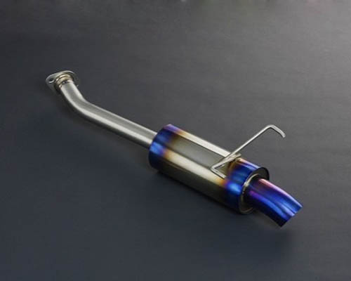 Js Racing Titanium Exhaust 50R (GD1, GD3) Blue Honda Fit 07-08