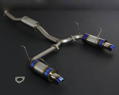 Js Racing Titanium Exhaust FX70 RS Dual Polish Honda S2000 00-09