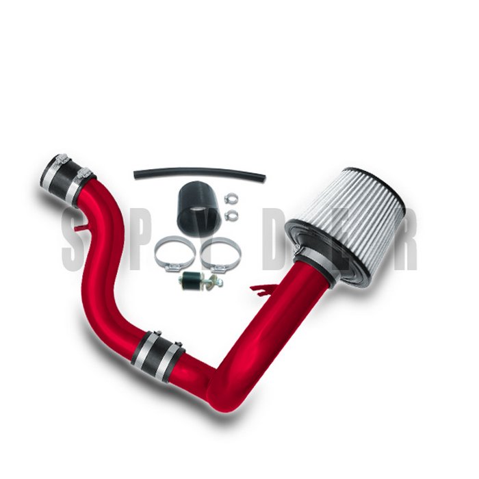 Spyder Red Cold Air Intake Filter Acura Integra 90-93