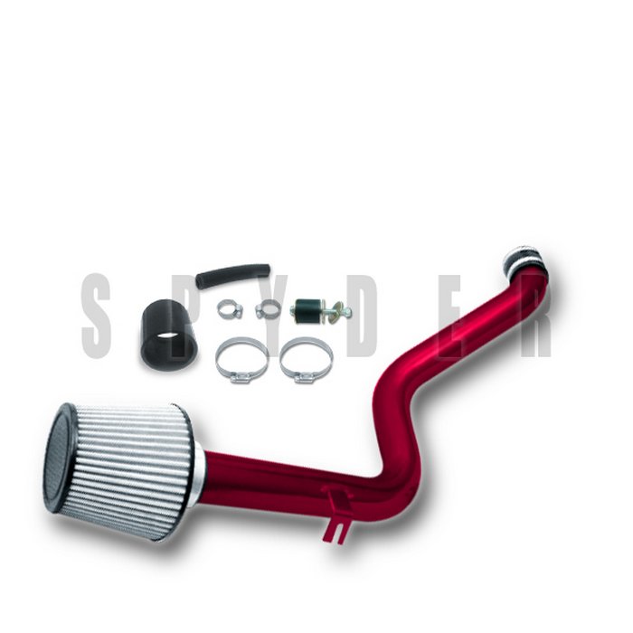 Spyder Red Cold Air Intake Filter Honda Accord 4Cyl 98-02