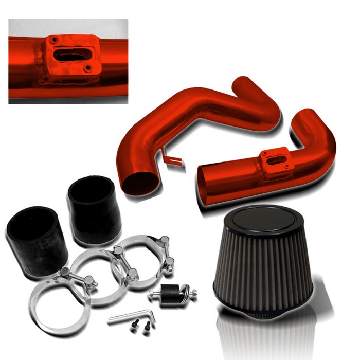 Spyder Red Cold Air Intake Volkswagen Golf 06-08