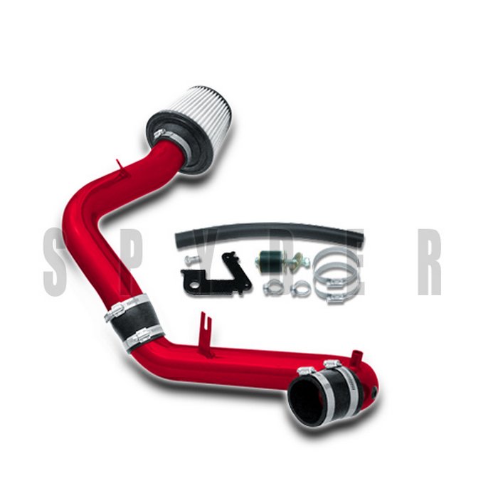 Spyder Red Cold Air Intake Filter Honda Civic 01-04