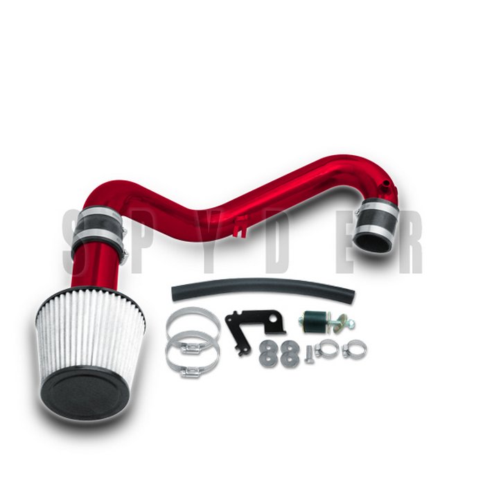 Spyder Red Cold Air Intake Filter Honda Civic 01-04