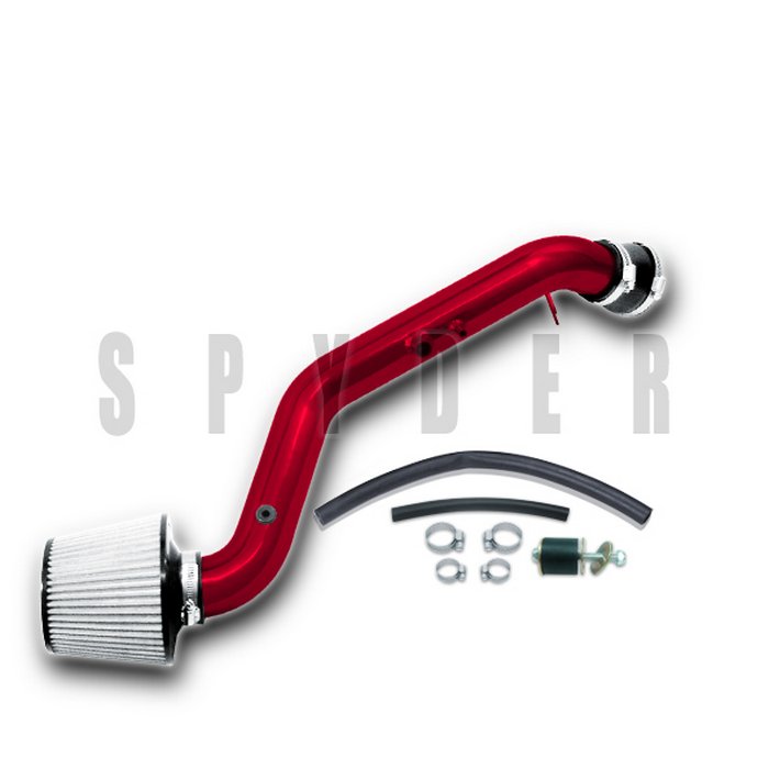 Spyder Red Cold Air Intake Filter Honda Civic SI 02-04