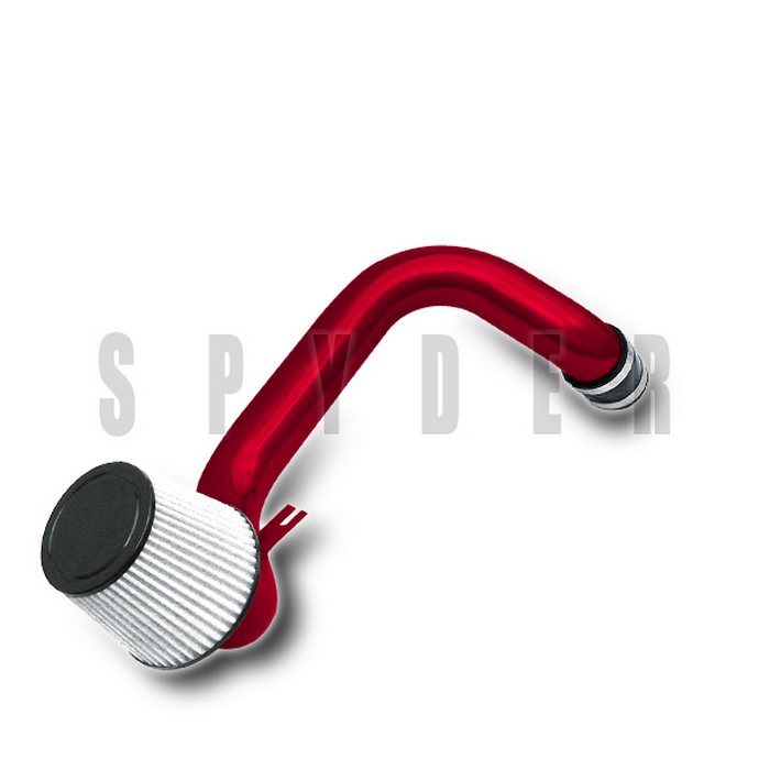 Spyder Red Cold Air Intake Filter Hyundai Tiburon 97-02