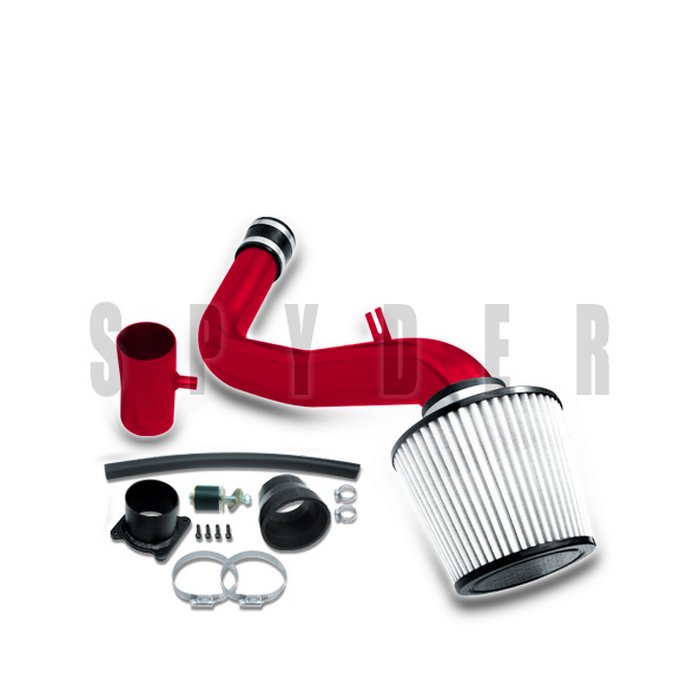 Spyder Red Cold Air Intake Filter Nissan Altima 02-06