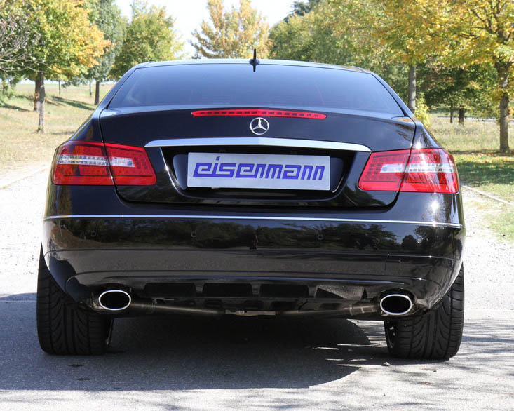 Eisenmann Axle-back Exhaust Dual Twin Tip Mercedes-Benz Benz E350 09-12
